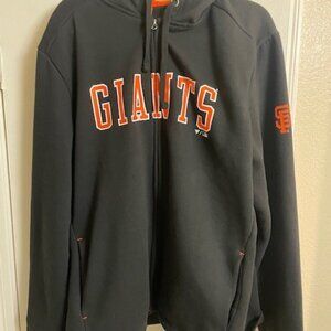 Fanatics San Francisco Giants Full Zip Sweatshirt Size L Black/Orange/White